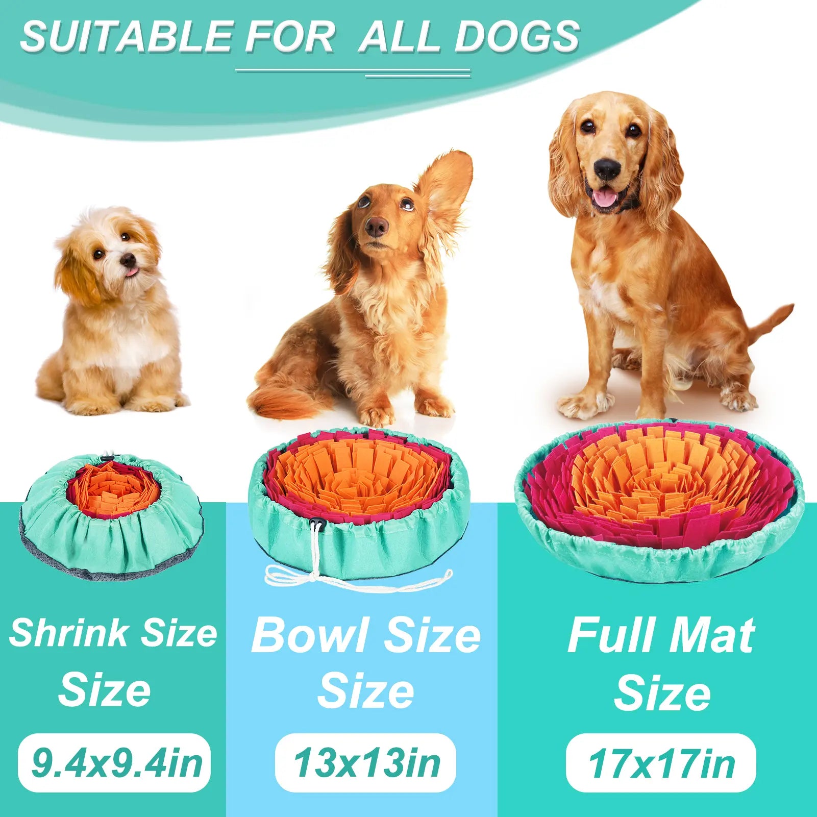Cudavo Adjustable Snuffle Enrichment Mat