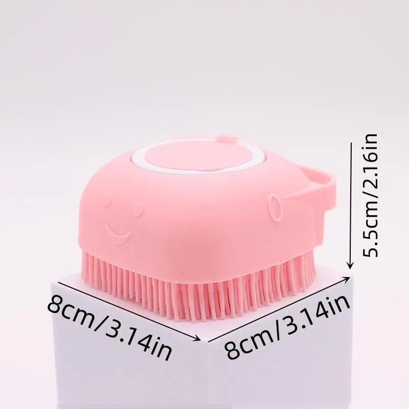 Cudavo Shampoo-Dispensing Pet Bath Brush