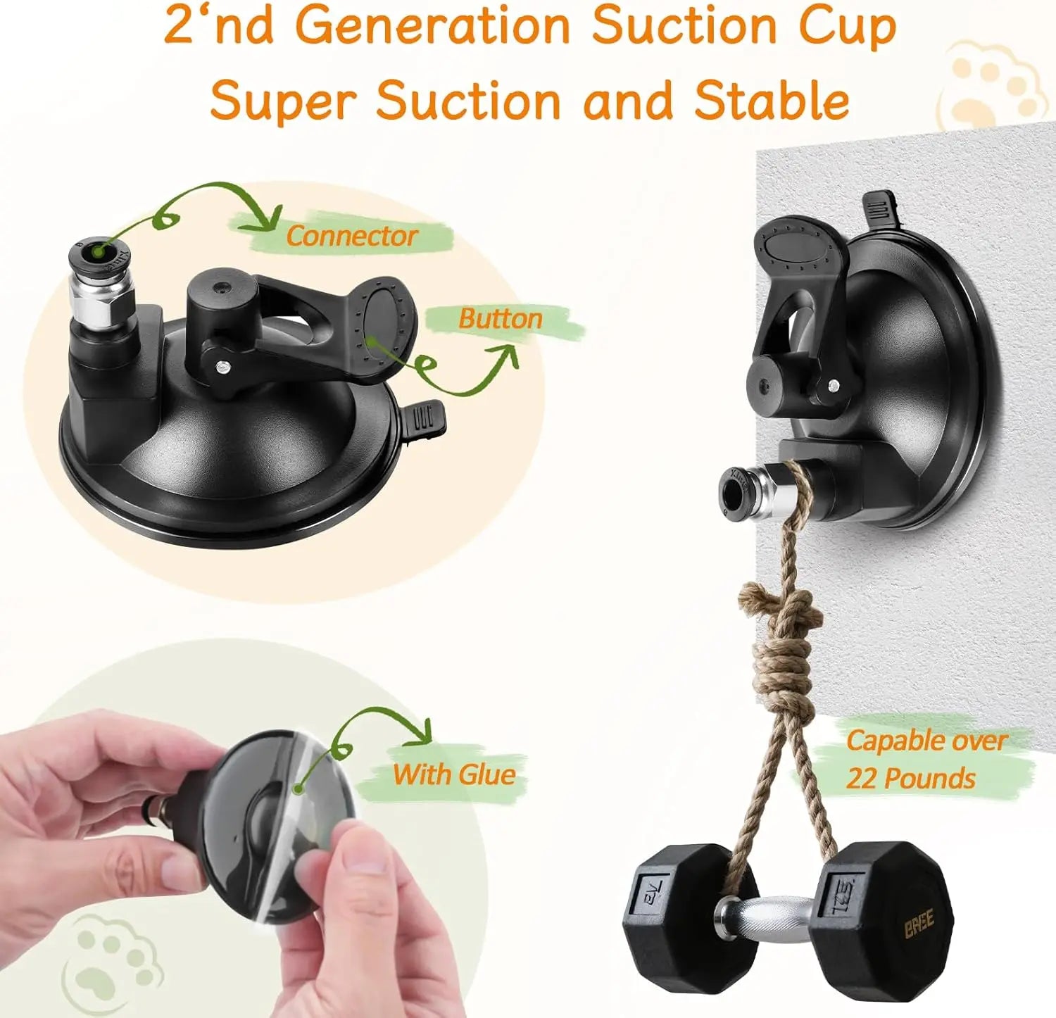 Cudavo Suction-Cup Cat Wand