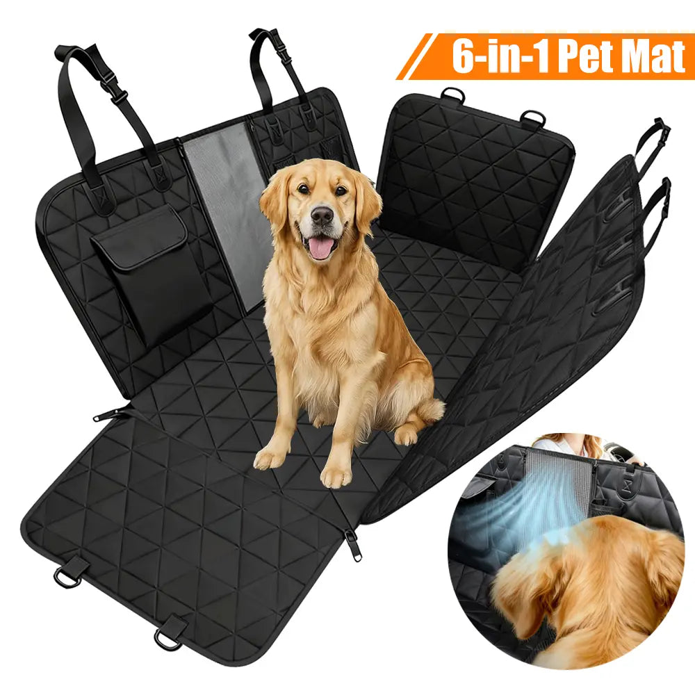 Cudavo Waterproof Back-Seat Pet Cover